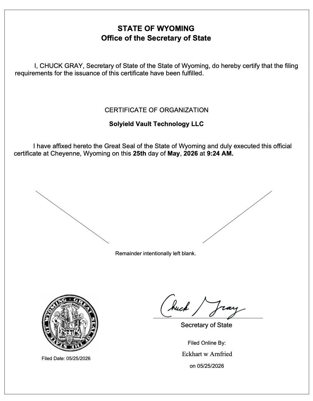 Company Registration Document Preview